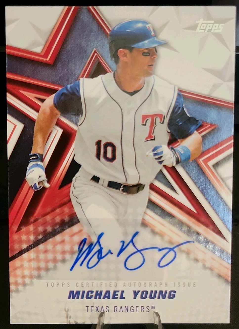 2026 Topps Series 2 Michael Young Baseball Stars Auto Texas Rangers🔥