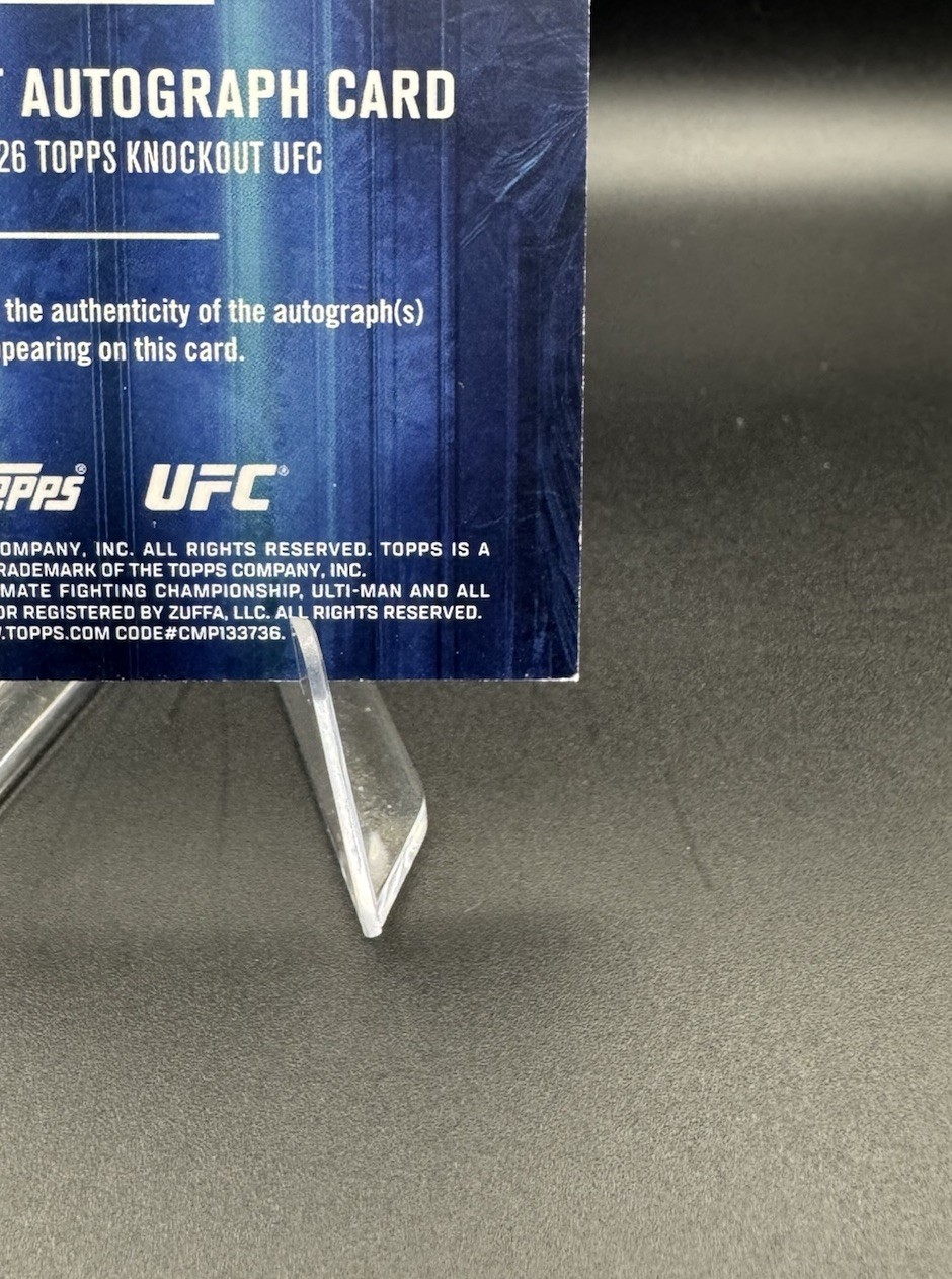 2026 Topps Knockout UFC Kody Steele Blue Auto /50 RC #KOA-KSE