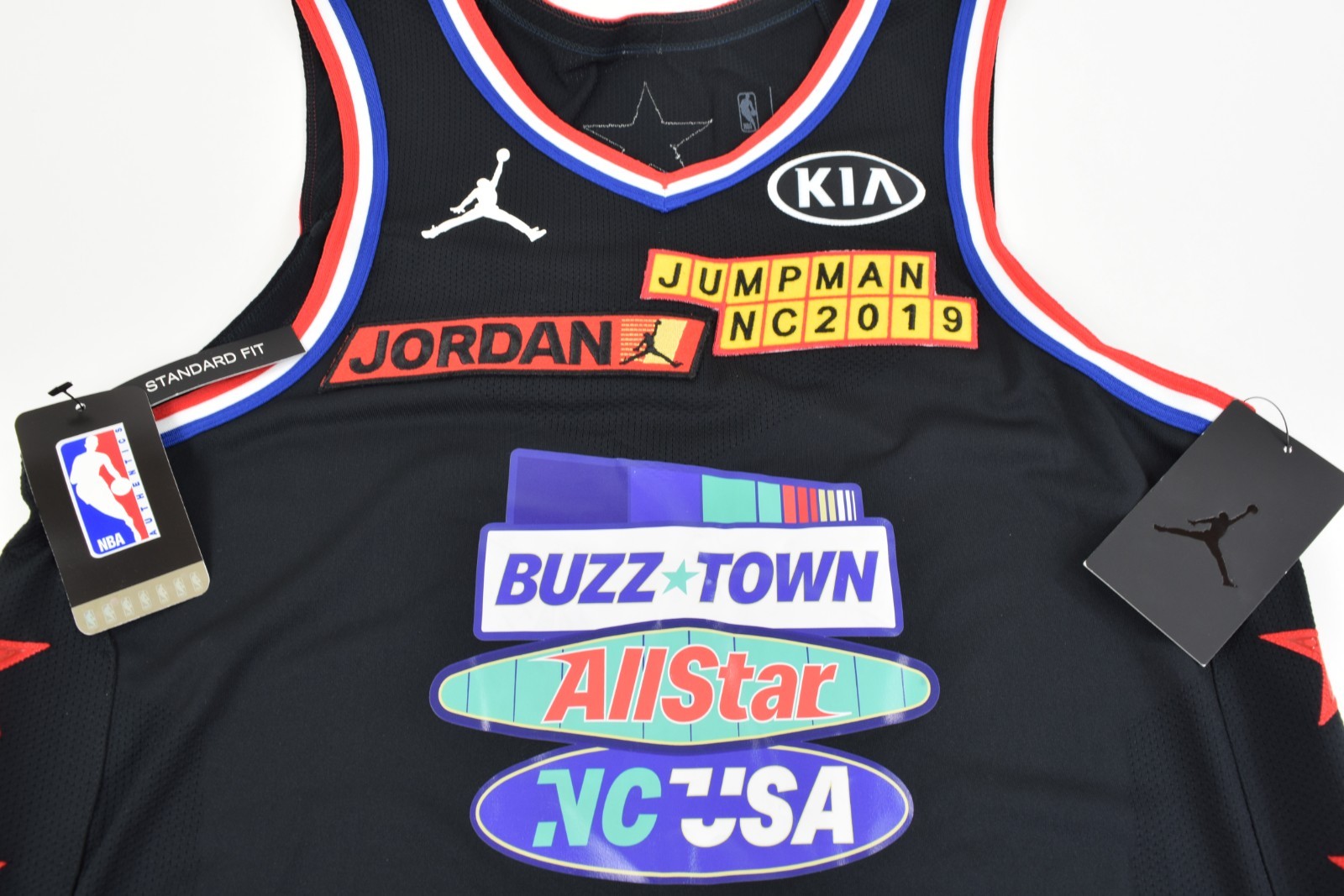 JORDAN 2019 NBA ALL-STAR TEAM LEBRON AUTHENTIC BLANK JERSEY MENS SIZE 44 M +2L