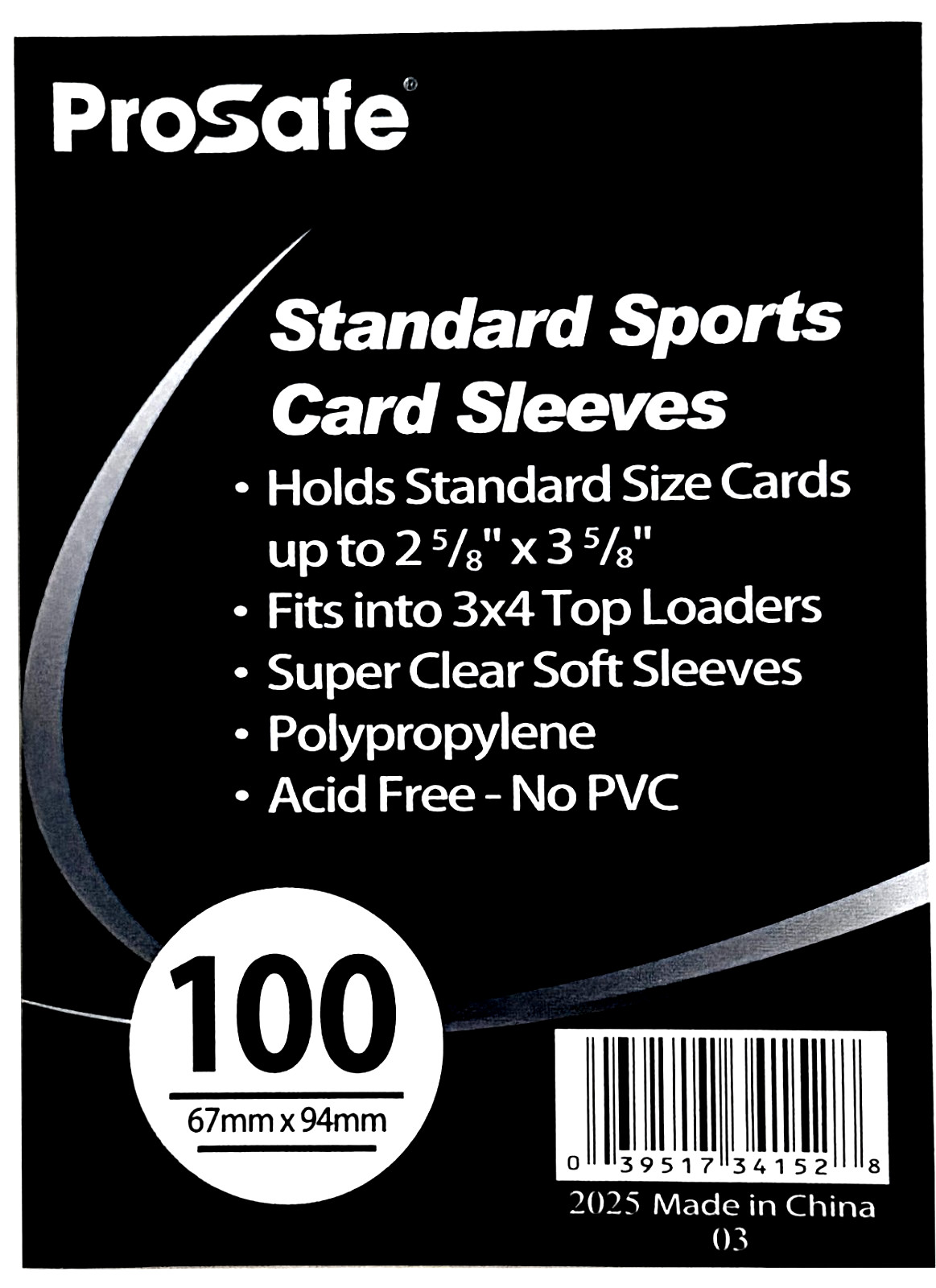 Card Sleeves – Standard Sport Trading Penny Sleeves – 100 500 1000 5000 10000