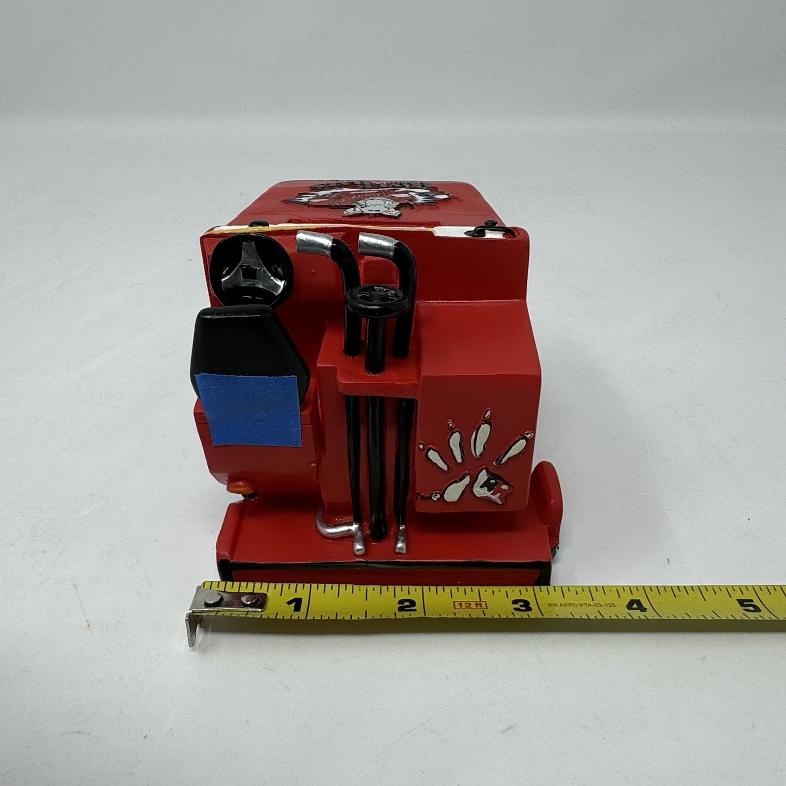 Vintage Albany River Rats Rowdy Logo AHL Hockey Resin Coin Bank *Read Below*