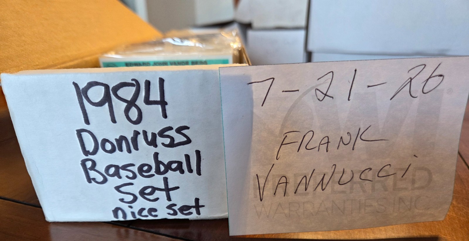 1984 Donruss Baseball Complete 660 Card Set