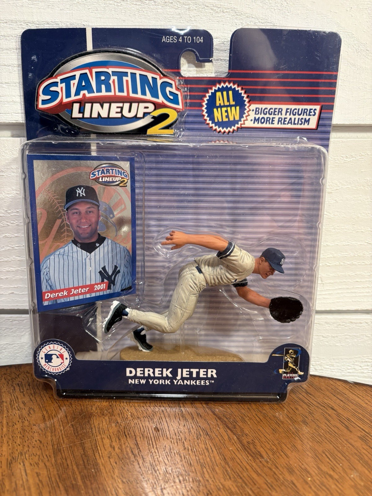 Derek Jeter New York Yankees MLB Starting Lineup 2 action figure NIB Hasbro