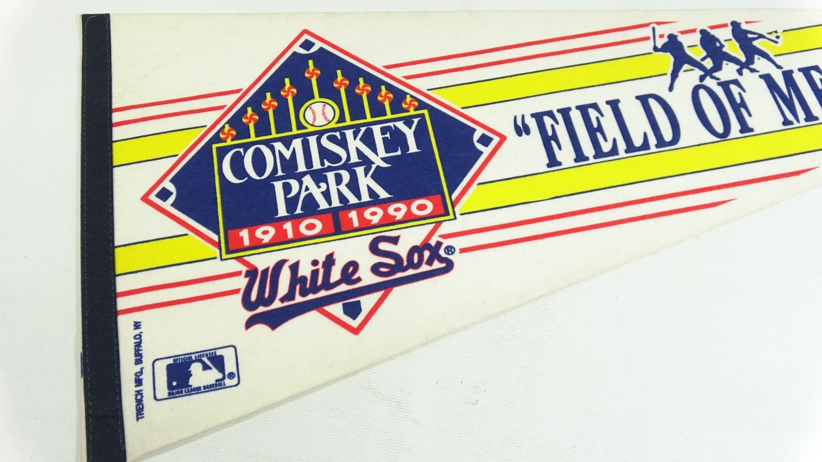 Chicago White Sox Comiskey Park 1910 – 1990 Field Of Memories Pennant