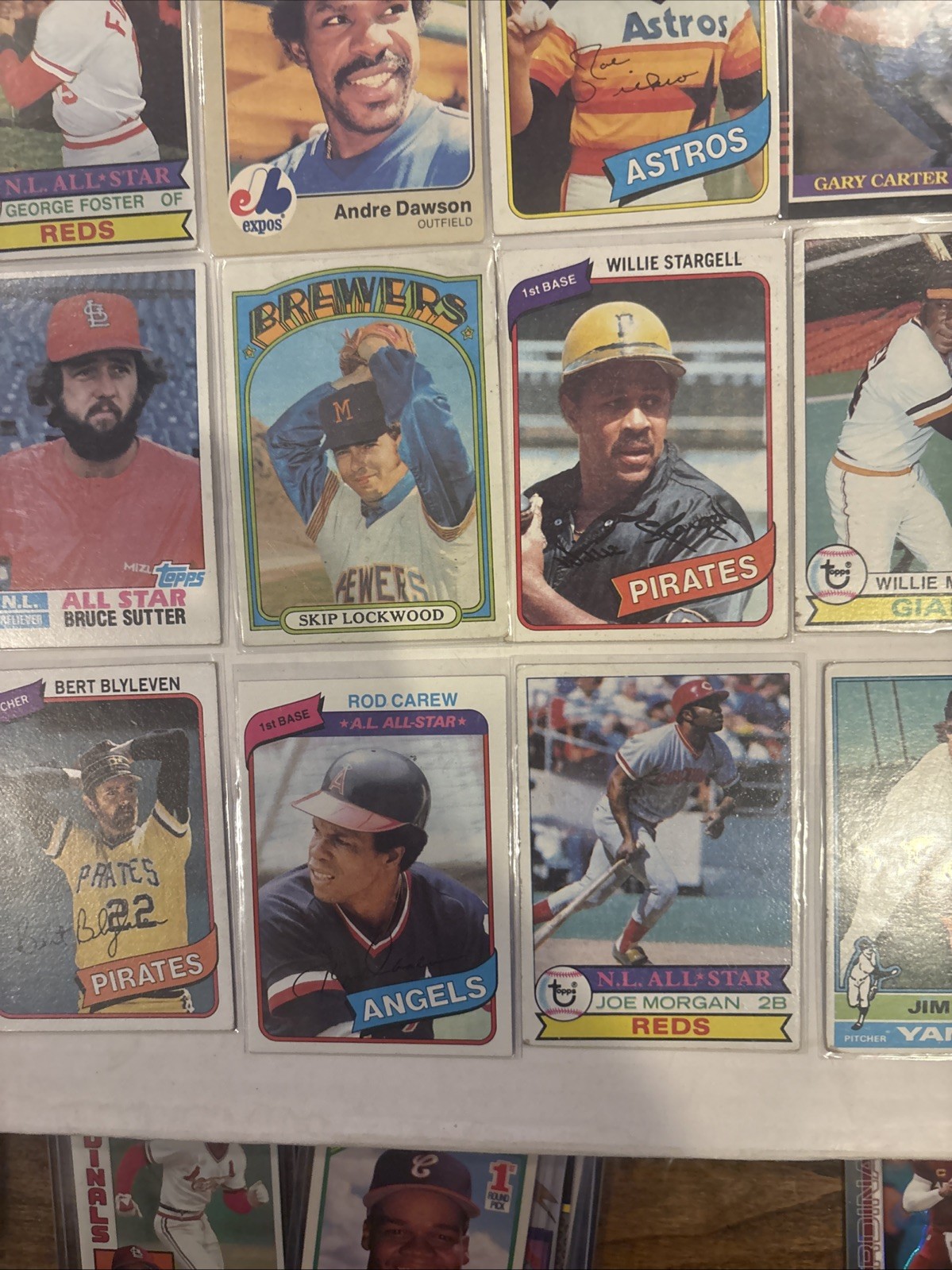 VINTAGE 1972-1985 BASEBALL Card LOT (50 CARDS): STARS ONLY! Conditions Vary