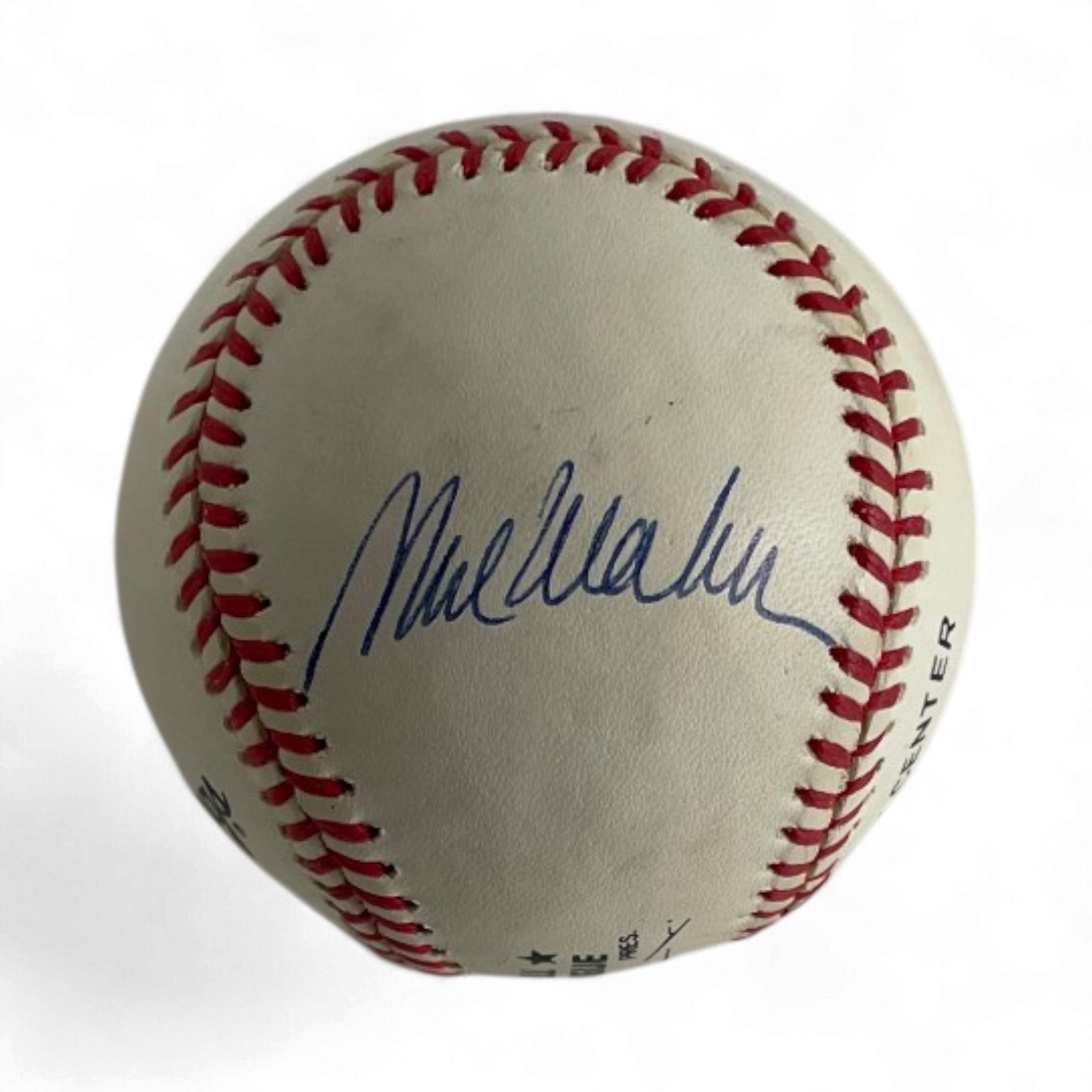 Mark Wohlers Atlanta Braves Signed Baseball Blue Pen Autograph