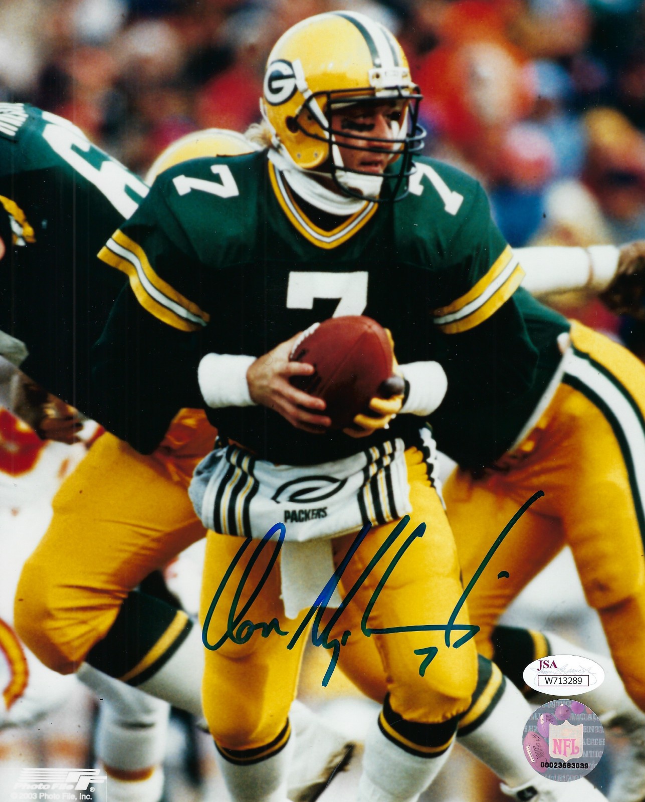 PACKERS Don Majkowski signed photo 8×10 JSA COA AUTO Green Bay Autographed