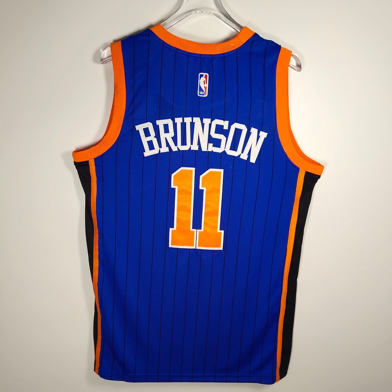 Jalen Brunson #11 Blue Jersey Sleeveless Retro Embroidered New