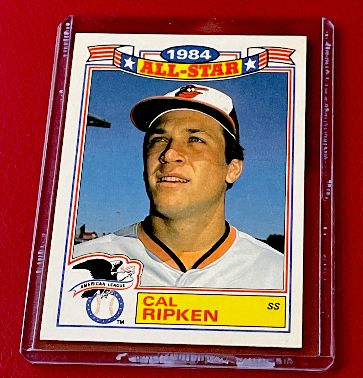 Cal Ripken, Jr 1985 Topps Commemorative Set 1984 All-Star Game #16 of 22 – HOF