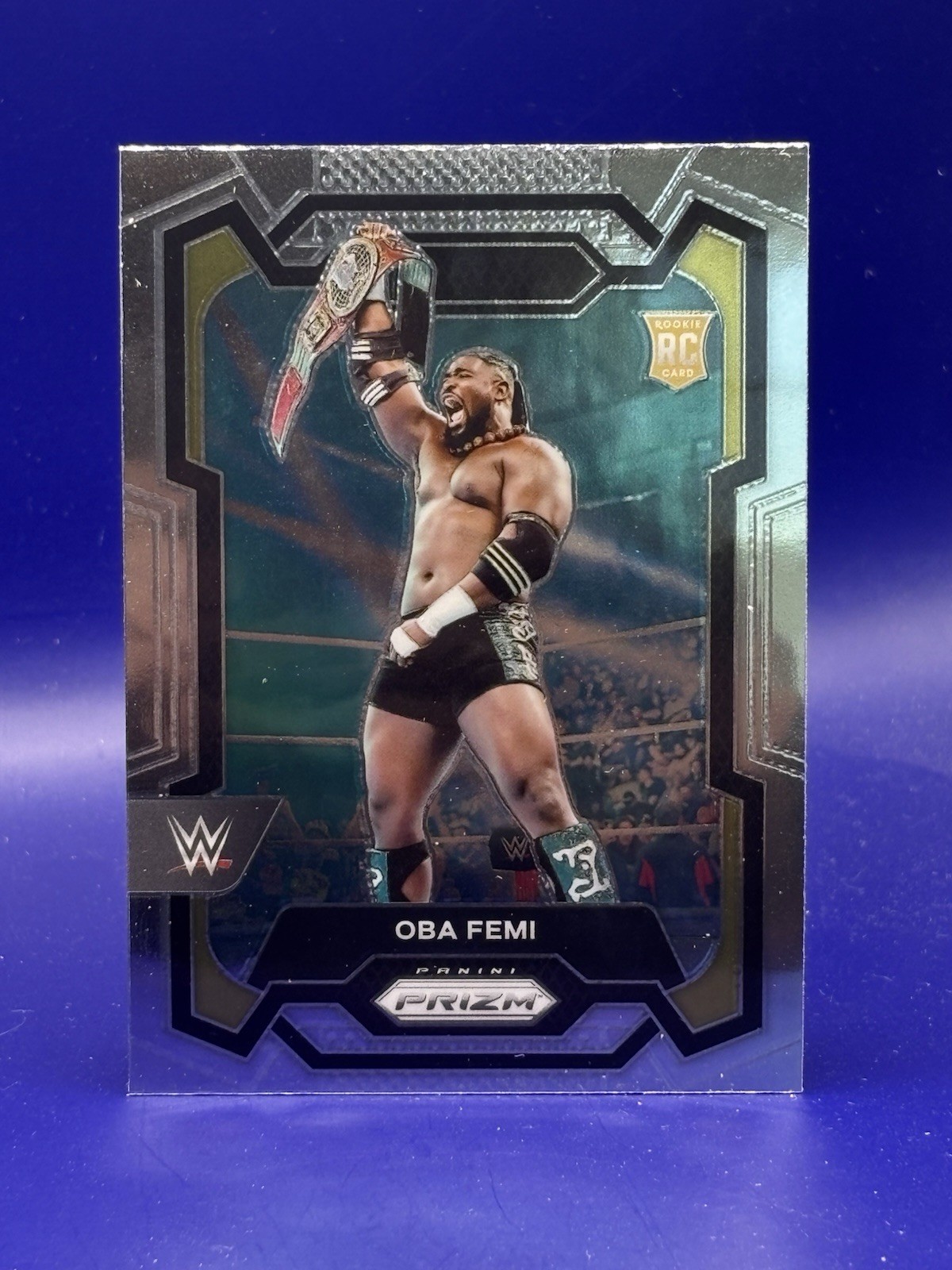 2024 Oba Femi Panini Prizm WWE Base Rookie Card