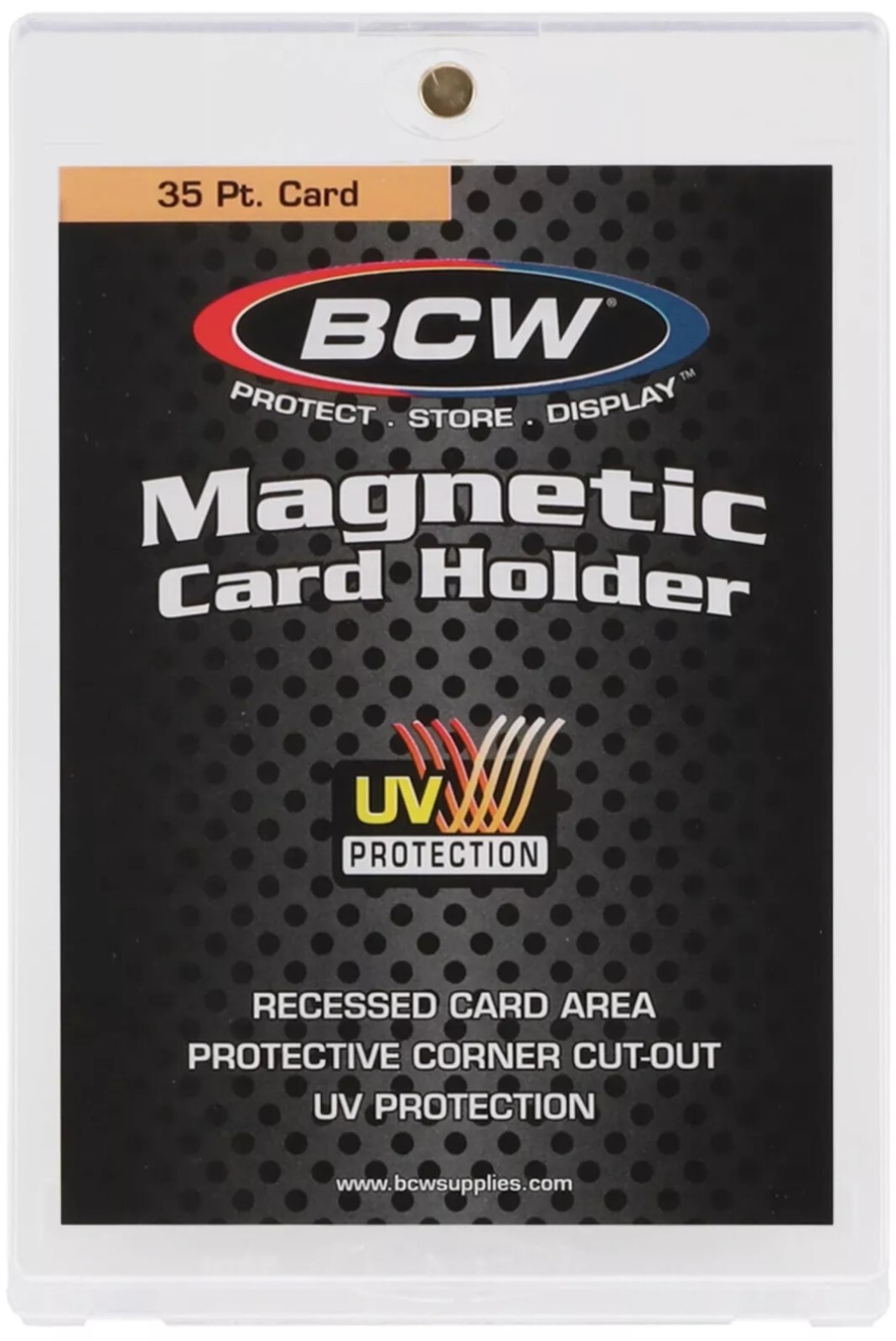 BCW 35 PT Magnetic Card Holder 20 Pack 2-Piece Design with Gold Magnet New