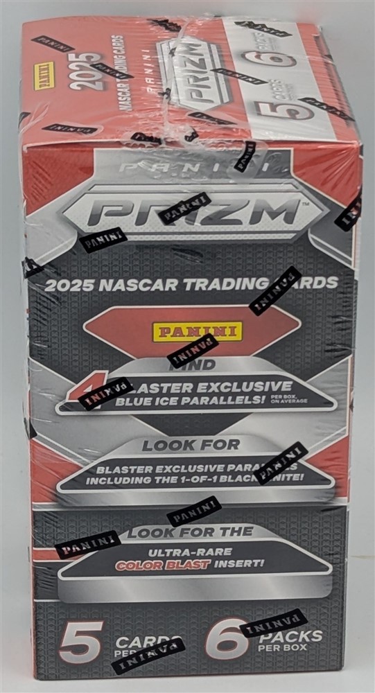 Factory Sealed 6-Pack Blaster Box 2025 Panini Prizm NASCAR Racing Trading Cards