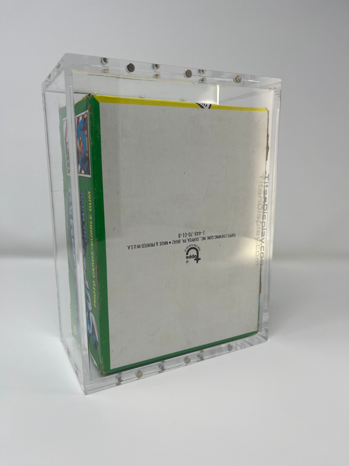 Acrylic Display Case Magnetic Lid FITS 1978 Topps Superman The Movie Wax Box