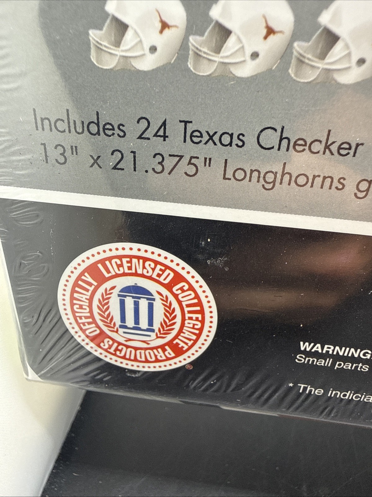 MasterPieces – Texas Longhorns – NCAA Checkers Board Game New Sealed