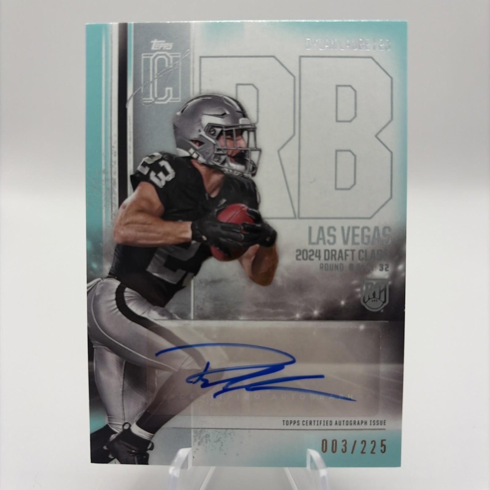 2024 Topps Signature – Dylan Laube Signed Autograph (RC) Teal 003/225 #RCA-DLA
