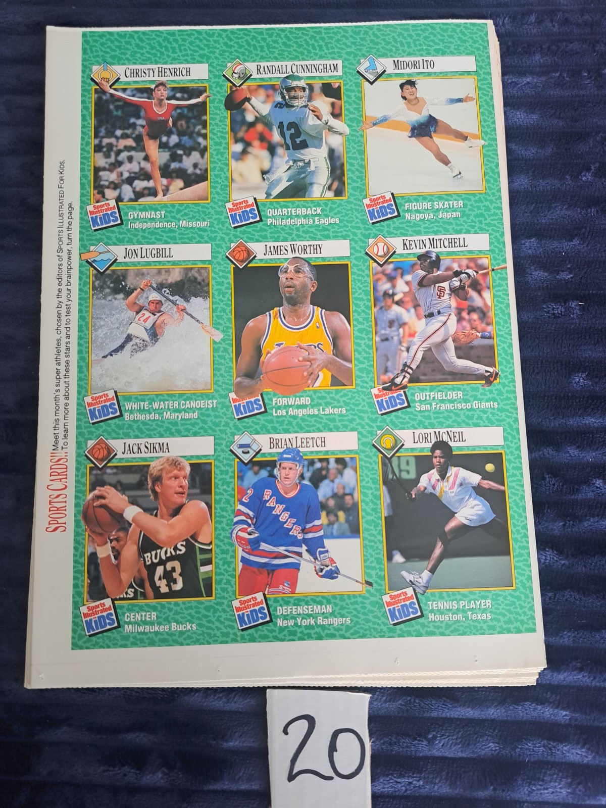 500 Pcs Sports illustrated Kids Uncut Bulk / Resellers Listing Bundle Lot