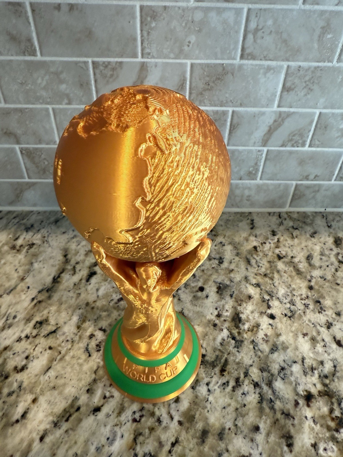 3D Printed FIFA World Cup Trophy. 2026. 10 Inches Tall