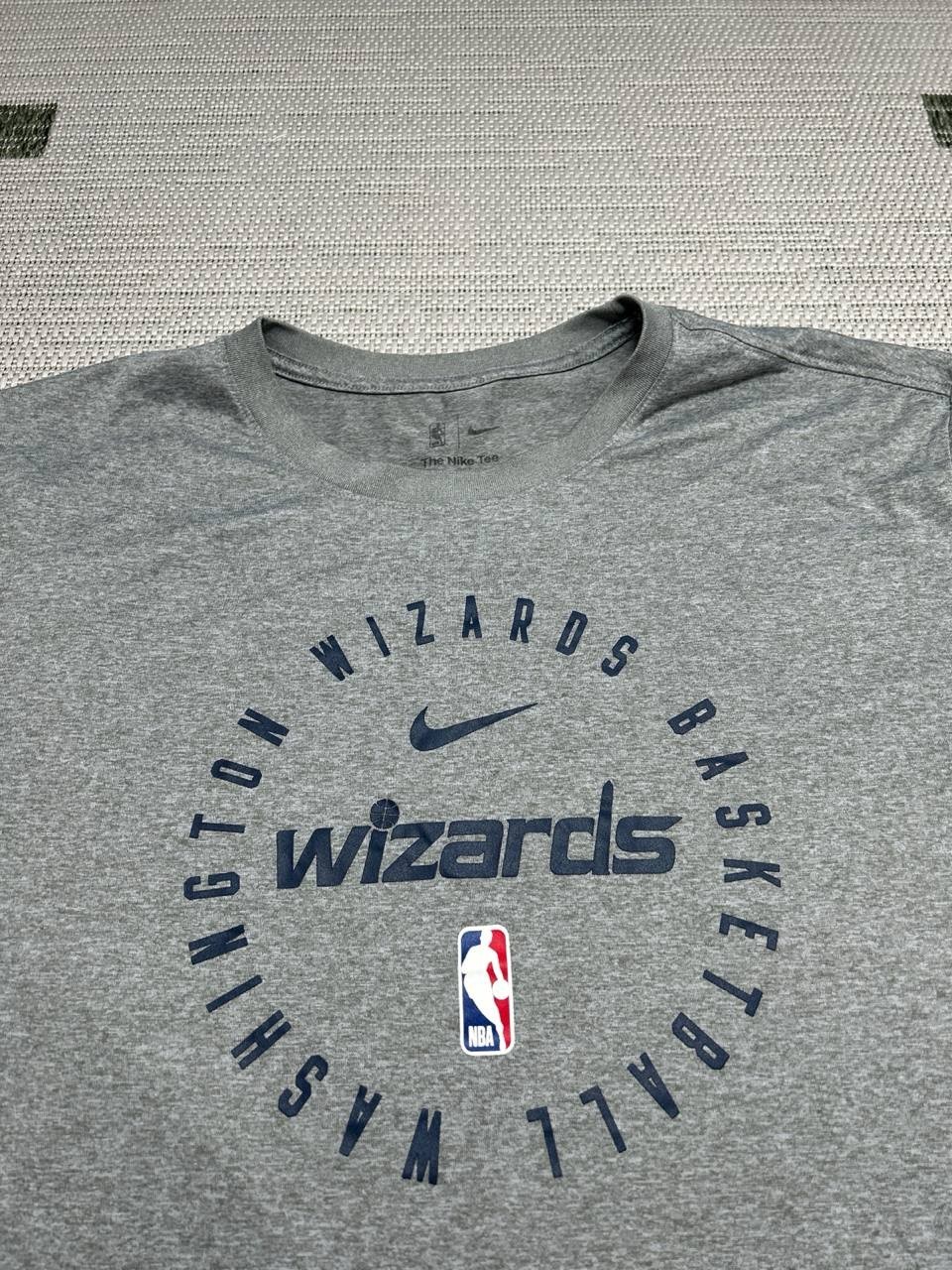 Washington Wizards Shirt Mens Xl Nike Gray Basketball Nba Pullover
