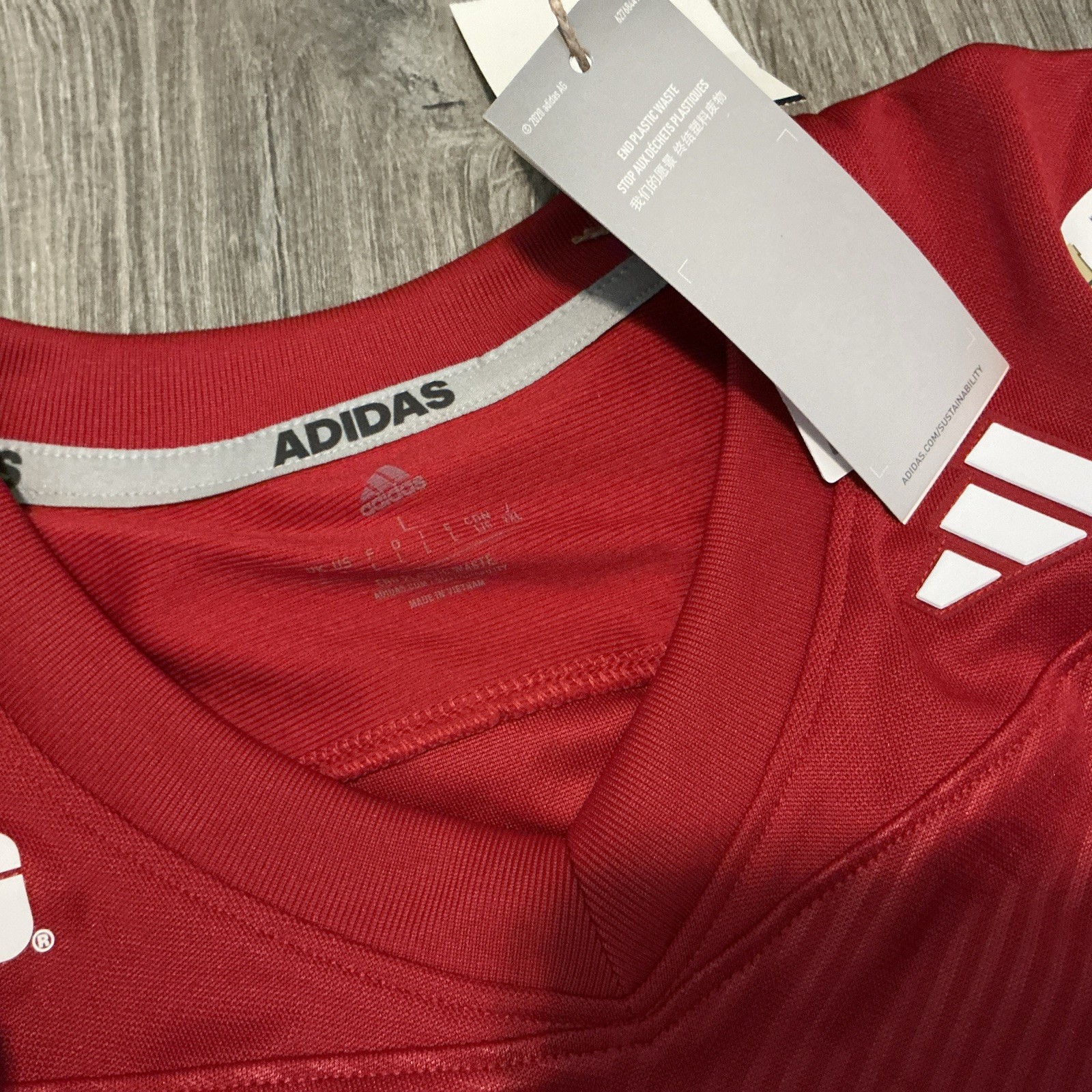 adidas Nebraska Cornhuskers Memorial Stadium 100th Jersey Men’s Size: Large