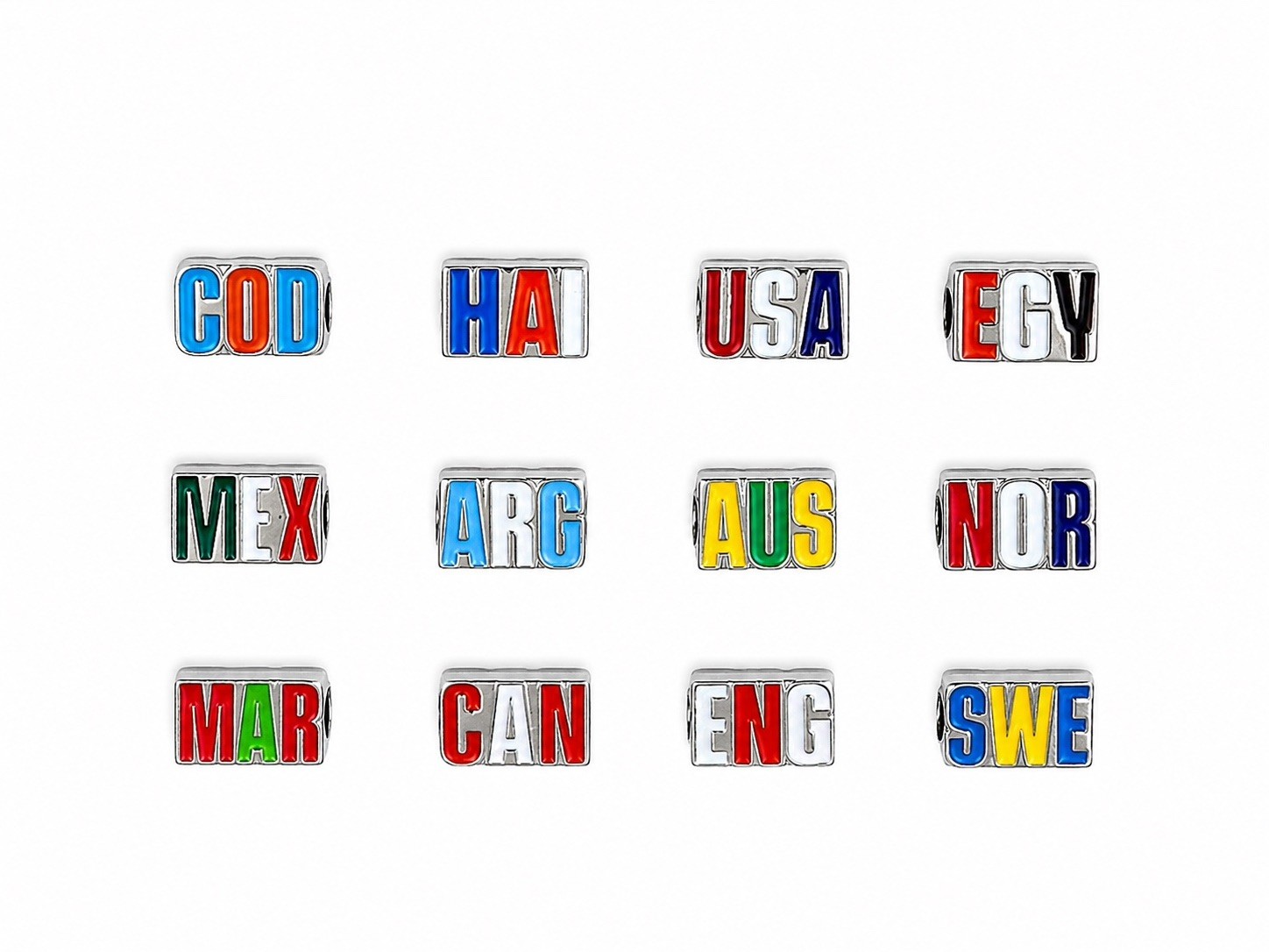 [Limited Edition] BofA FIFA World Cup Charms Of Countries For Bracelet