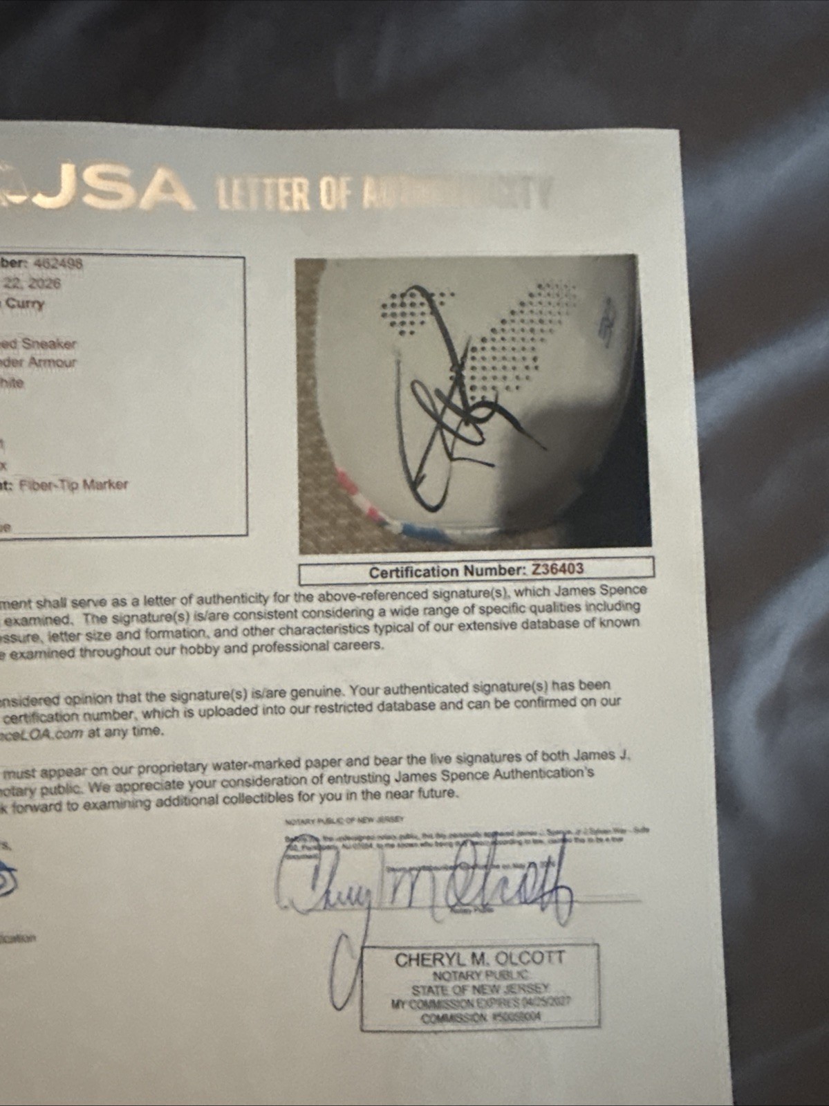 Stephen Curry Signed Under Armour Splash Party Birthday Cake Sneakers JSA LOA 2