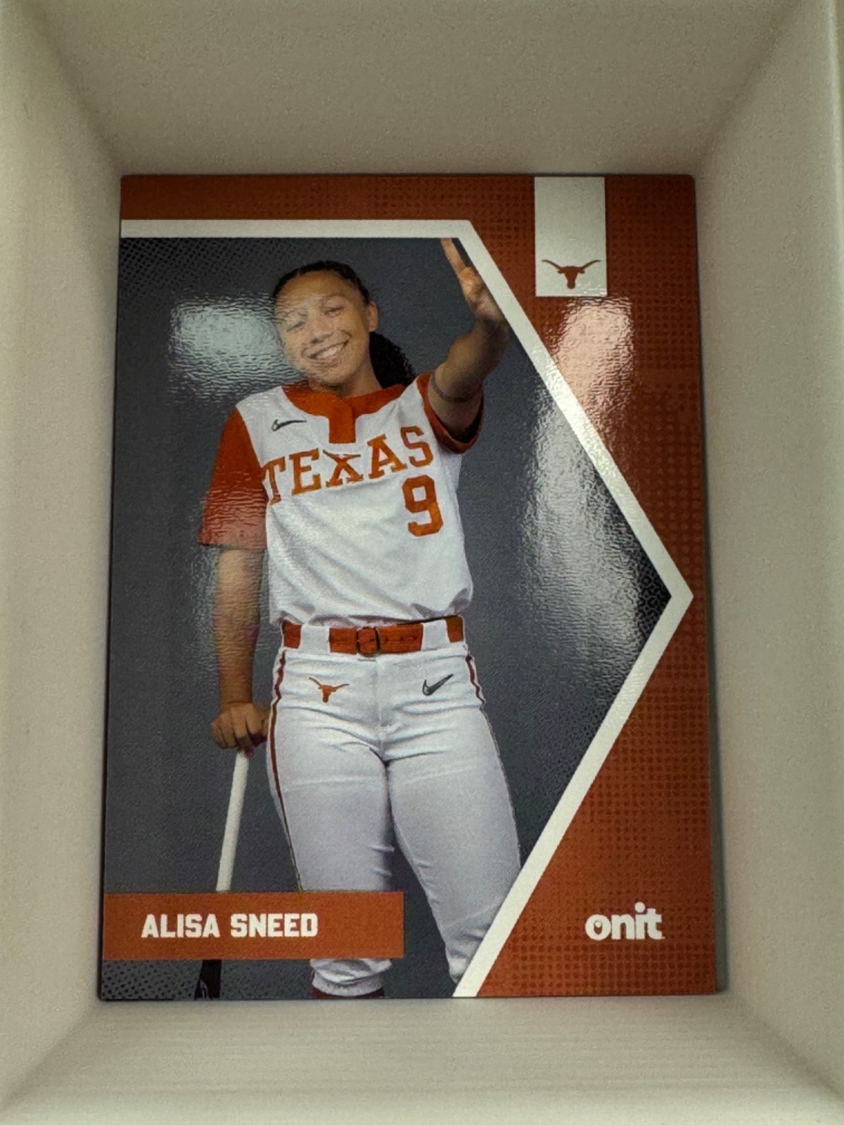 2026 Texas Longhorns Softball Onit Trading Card Base, Photo Variation & Insert