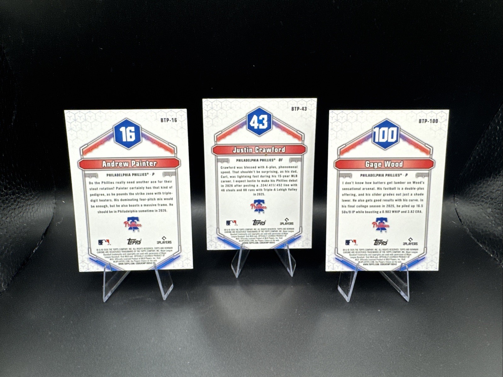 2026 Bowman Scouts Top Prospects Philadelphia Phillies