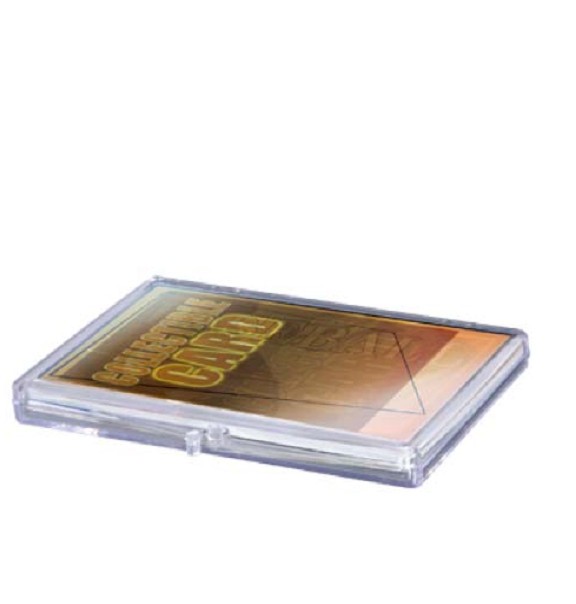 (Pack of 2) Ultra Pro 15-Card Hinged Plastic Boxes Holders For Trading Cards