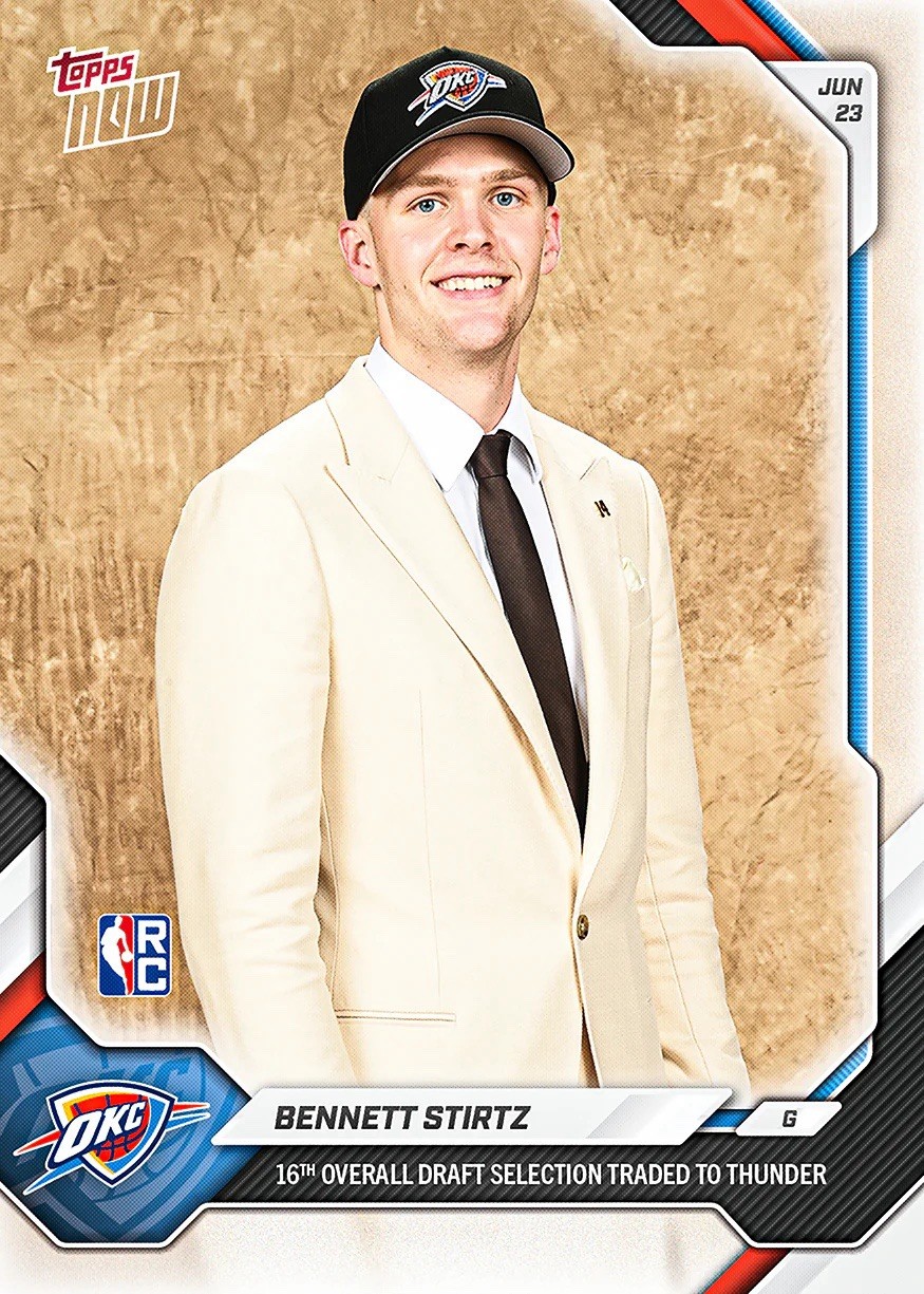 Bennett Stirtz – 2026 NBA Topps NOW® – Card BST2 – RC – *PRESALE*
