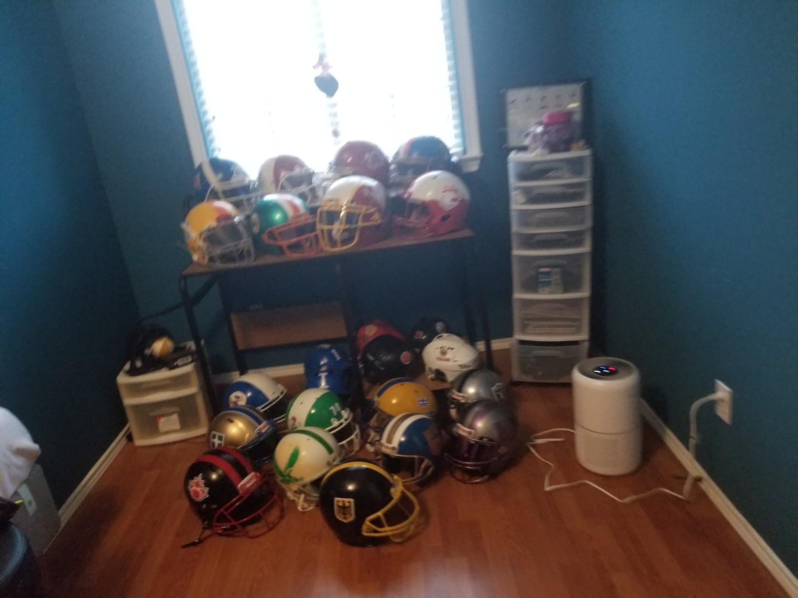 Team Philippines AGUILAS Custom American Football Helmet Pinoy Pride Man Cave