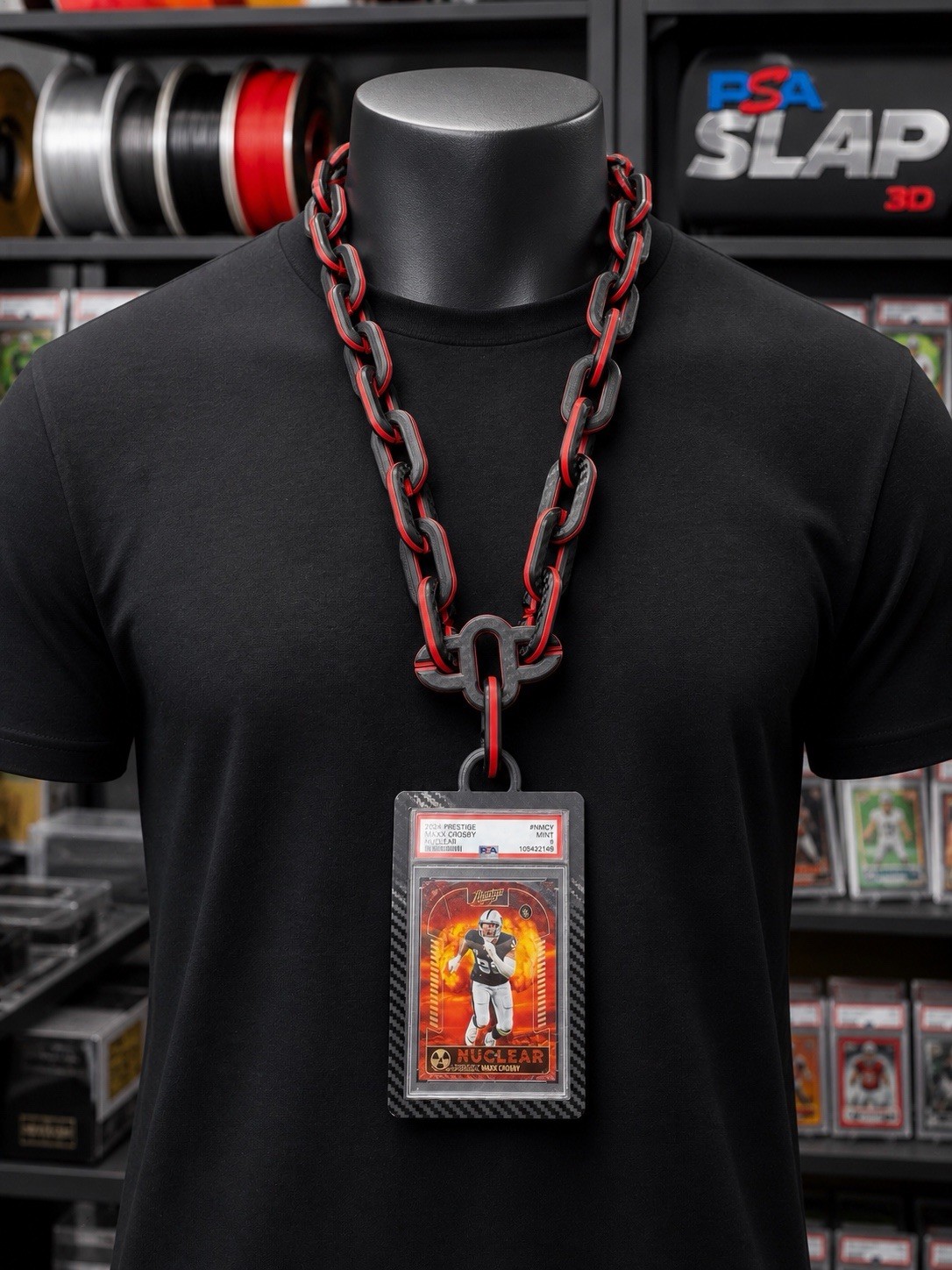 PSA GRADED SLAB CARD CHAIN AND PENDANT