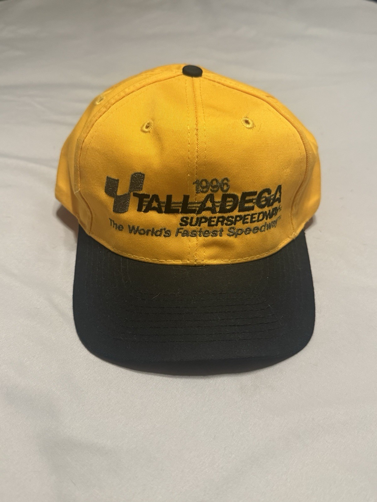 Talladega Superspeedway Vintage Snap-Back Hat Cap Men 1990s NASCAR Racing