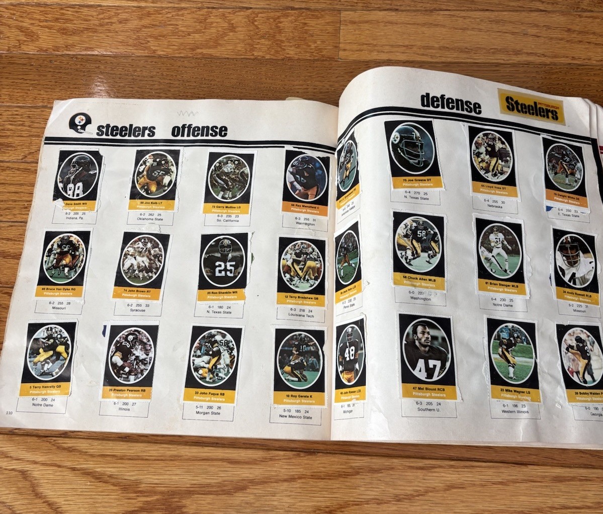 Vintage NFL Action 1972 Sunoco Sticker Album with Stickers – 90% Complete 💥