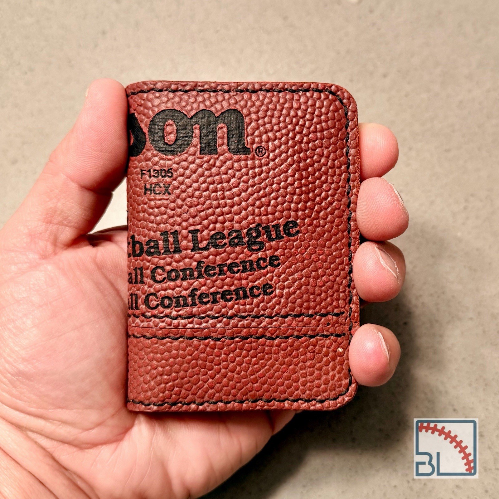 Wilson NFL Minimalist Leather Football Wallet