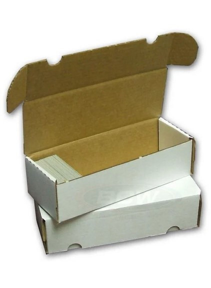 New (1) BCW 550 Count Cardboard Trading Card Storage Box
