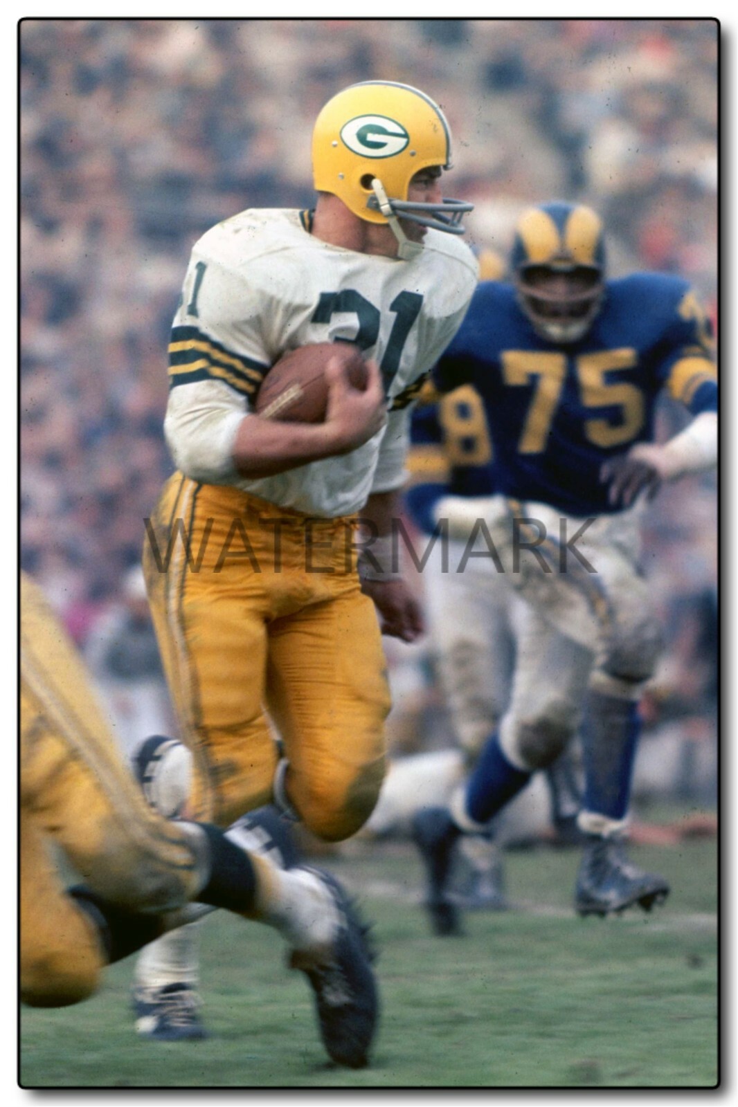 JIM TAYLOR DEACON JONES 1961 PRINT FROM 120mm Crystal clear (comes in 4 sizes)