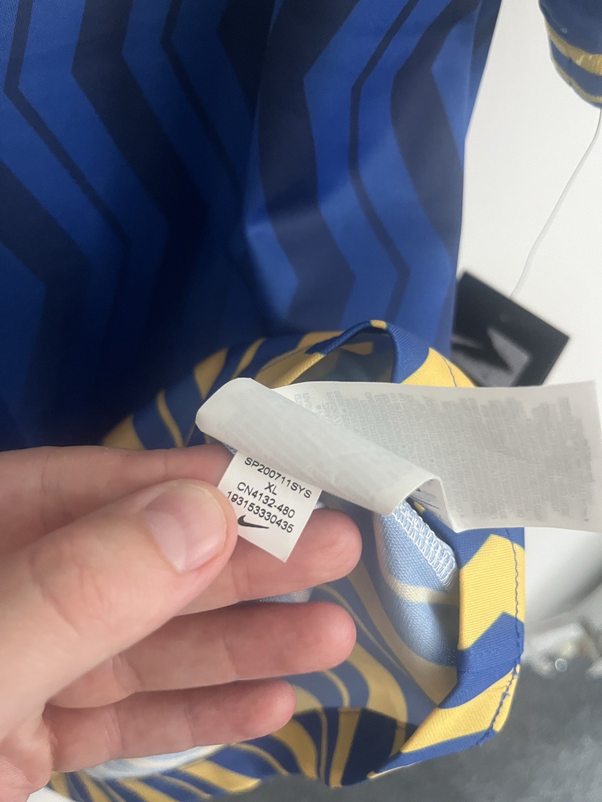 Jiangsu Suning FC Home 2020/21 China Football Shirt XL BNWT