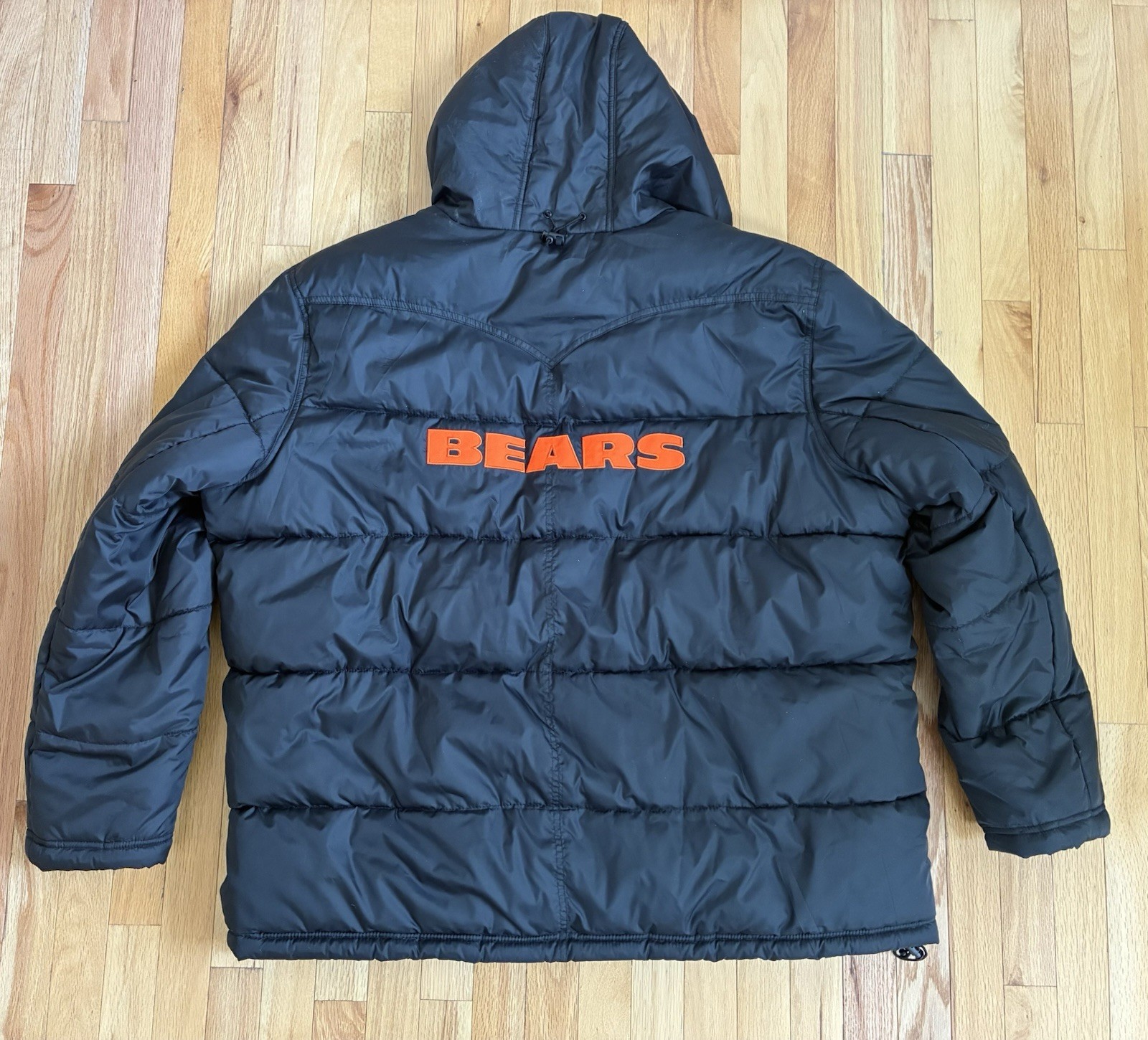 Chicago Bears NFL Pro Line Puffer Jacket Plaid Inside Winter Coat Men’s Size 4XL