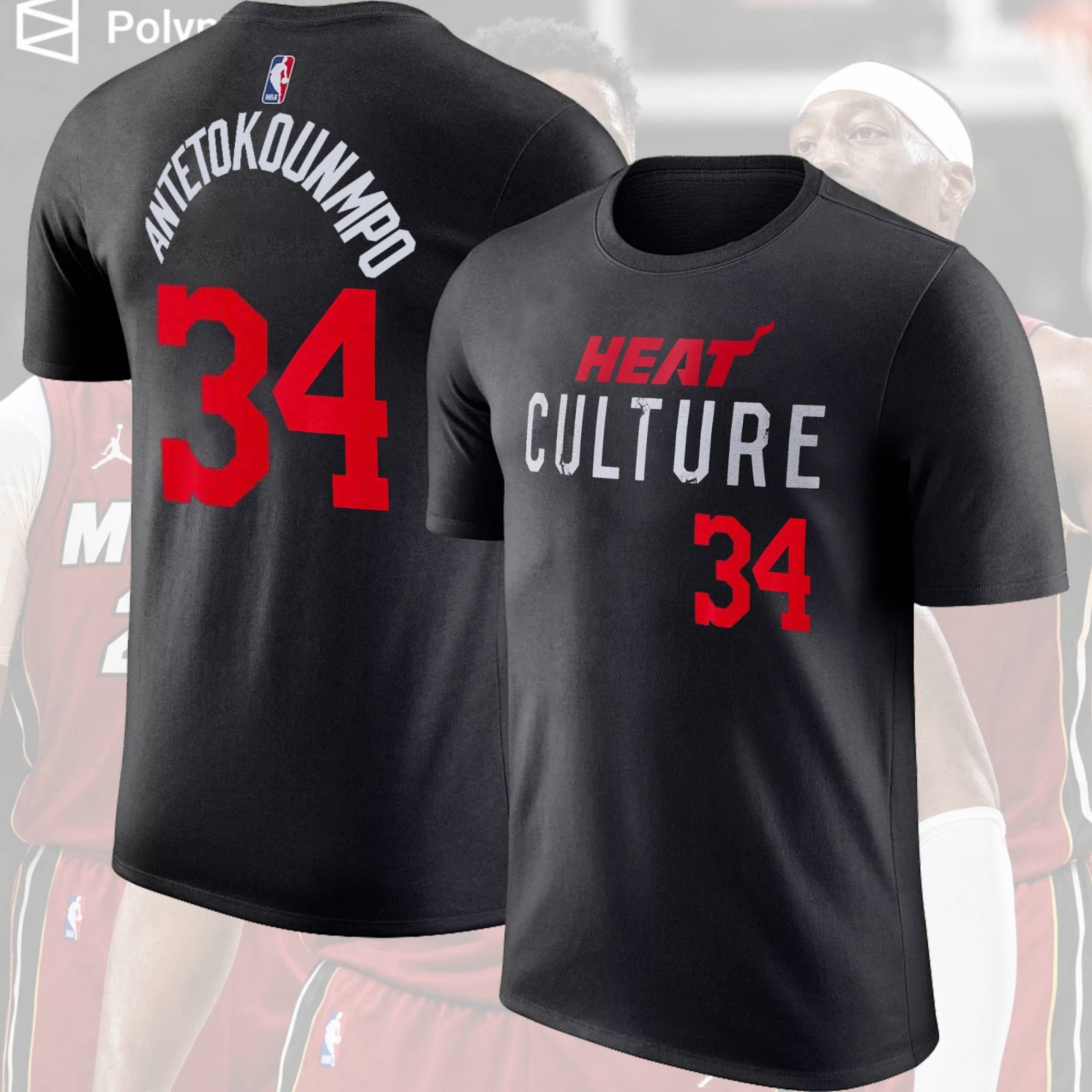 HOT!! Welcome Giannis Antetokounmpo #34 to Miami Heat 2026 Player Name & Number