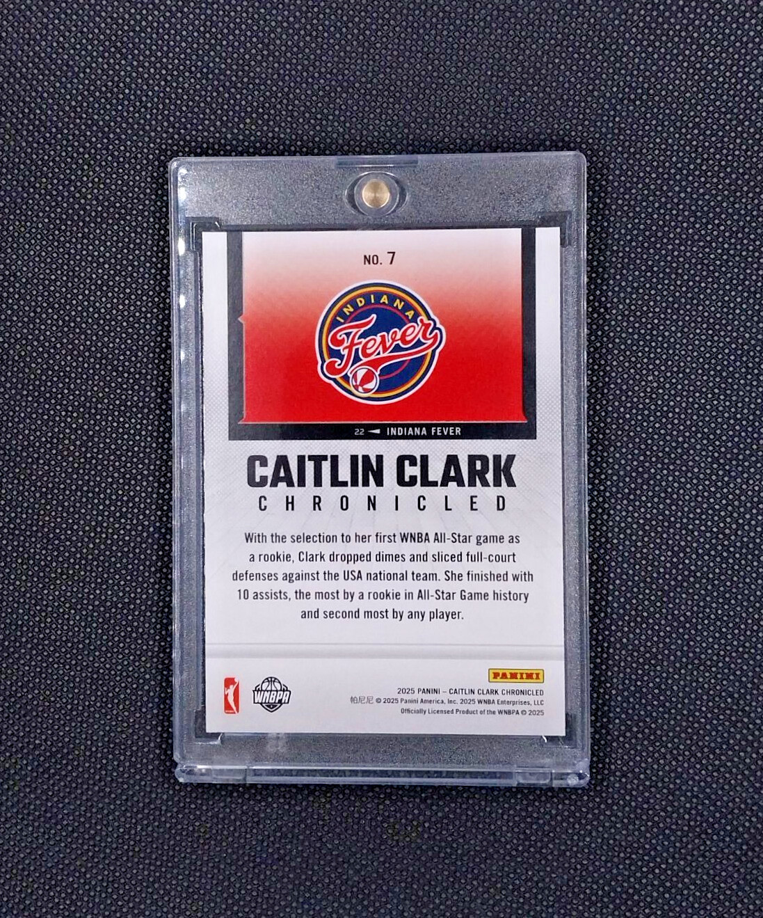 POPULAR HOLO FOIL CAITLIN CLARK RAINBOW SHINE FEVER – All Time Scoring Leader #7