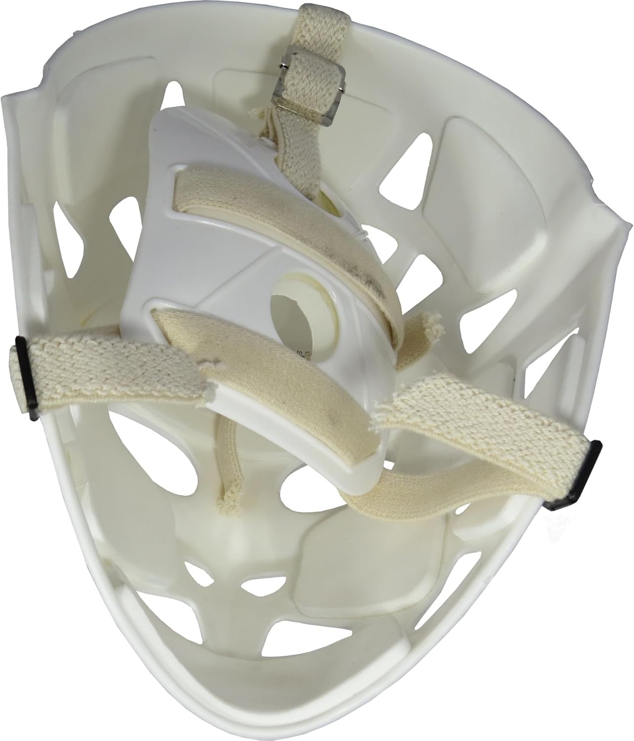 Mylec Adult Street Hockey Goalie Mask – High-Impact – Large, White