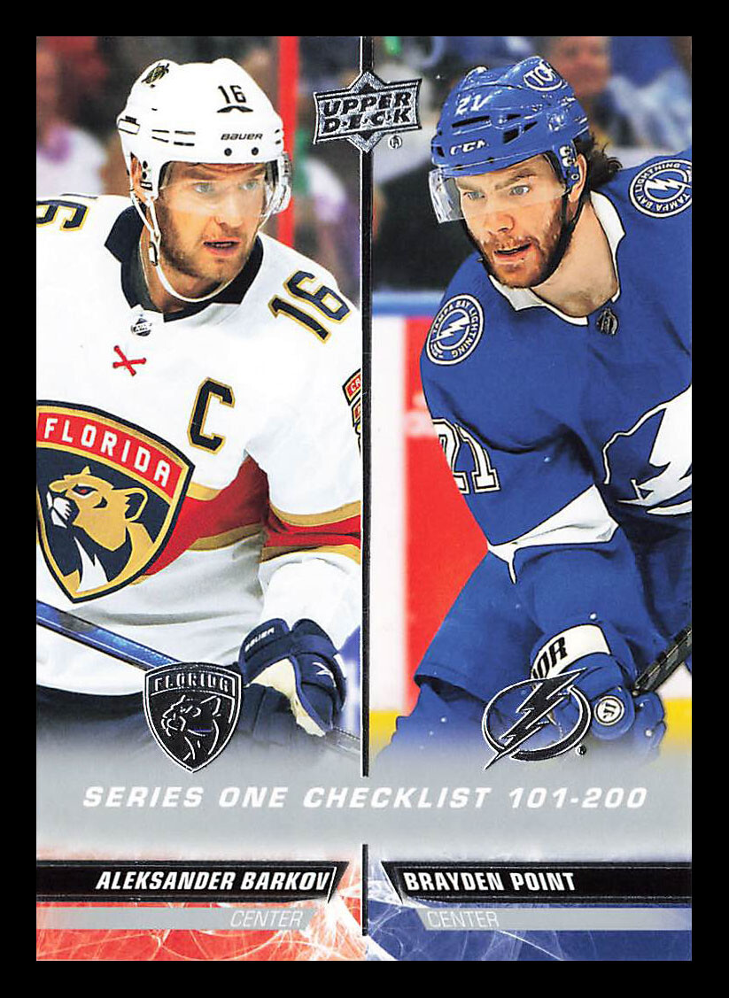Aleksander Barkov / Brayden Point #200 2022-23 Upper Deck