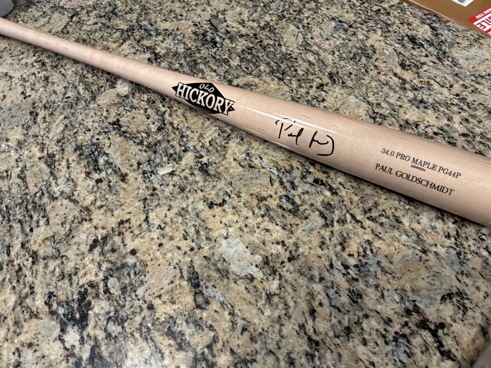 Paul Goldschmidt New York Yankees signed game model bat