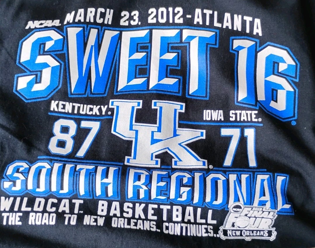 Lot Of 5 Men’s T-shirts University Kentucky NCAA Champions,FINAL FOURS XL to L