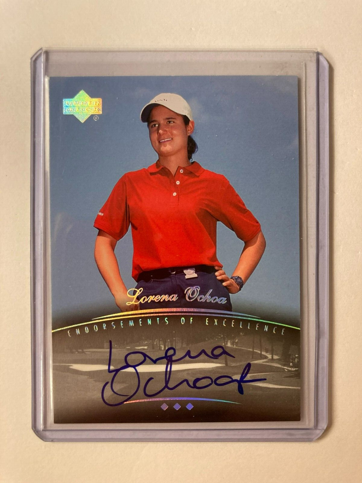 Lorena Ochoa AUTO~RC Upper Deck Endorsements/Excellence 2004 Rookie Autograph SP