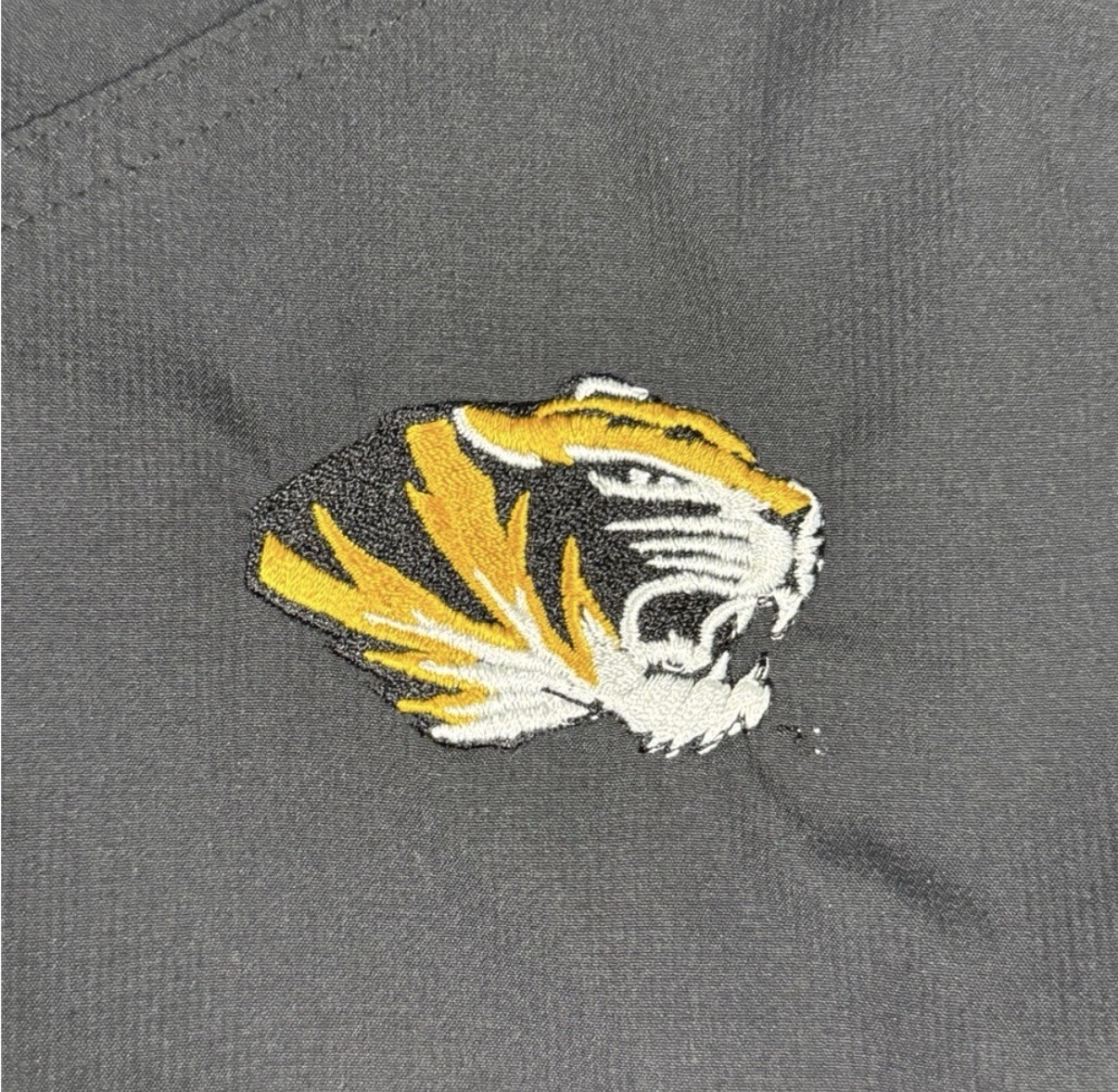 Missouri Tigers Gear For Sports Full Zip Jacket Mens XL Black Gray Mizzou