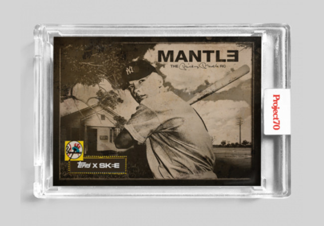 2021 Topps Project 70 – Mickey Mantle #216 By DJ Skee Eminem