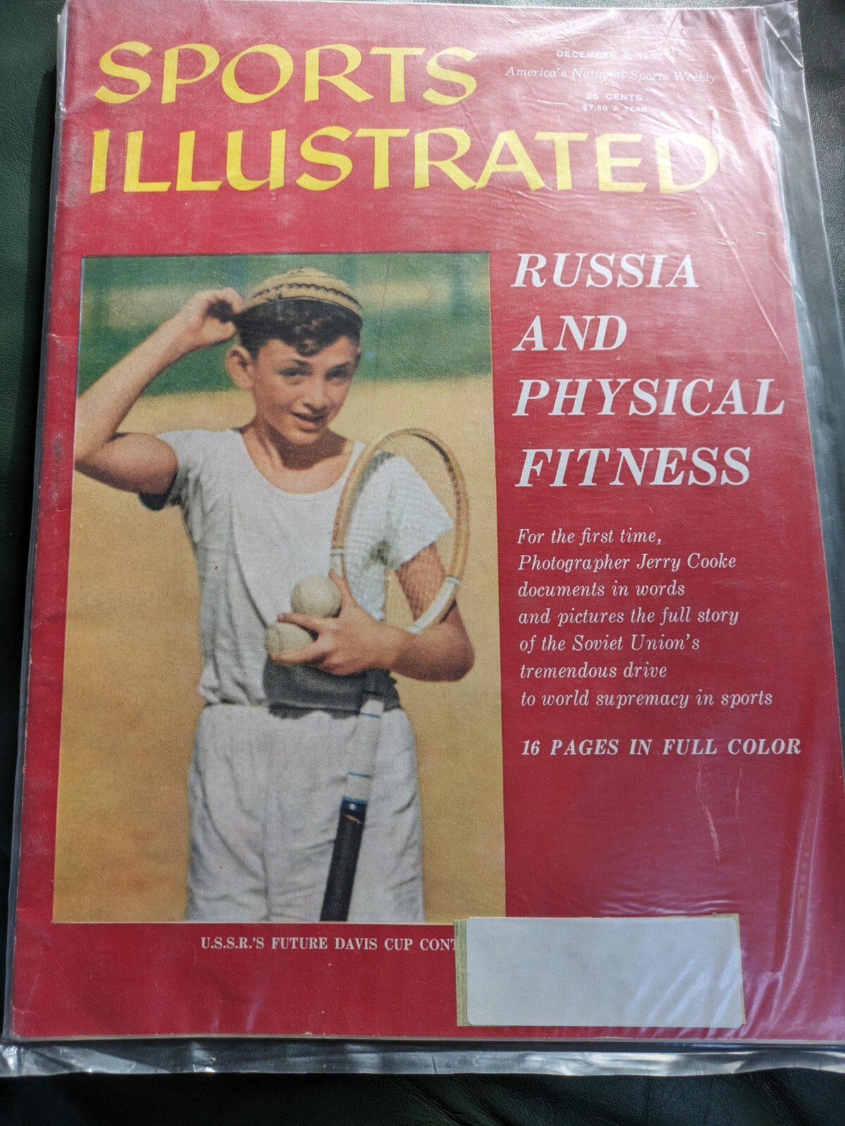Sports Illustrated December 2 1957 Russia and Physical Fitness