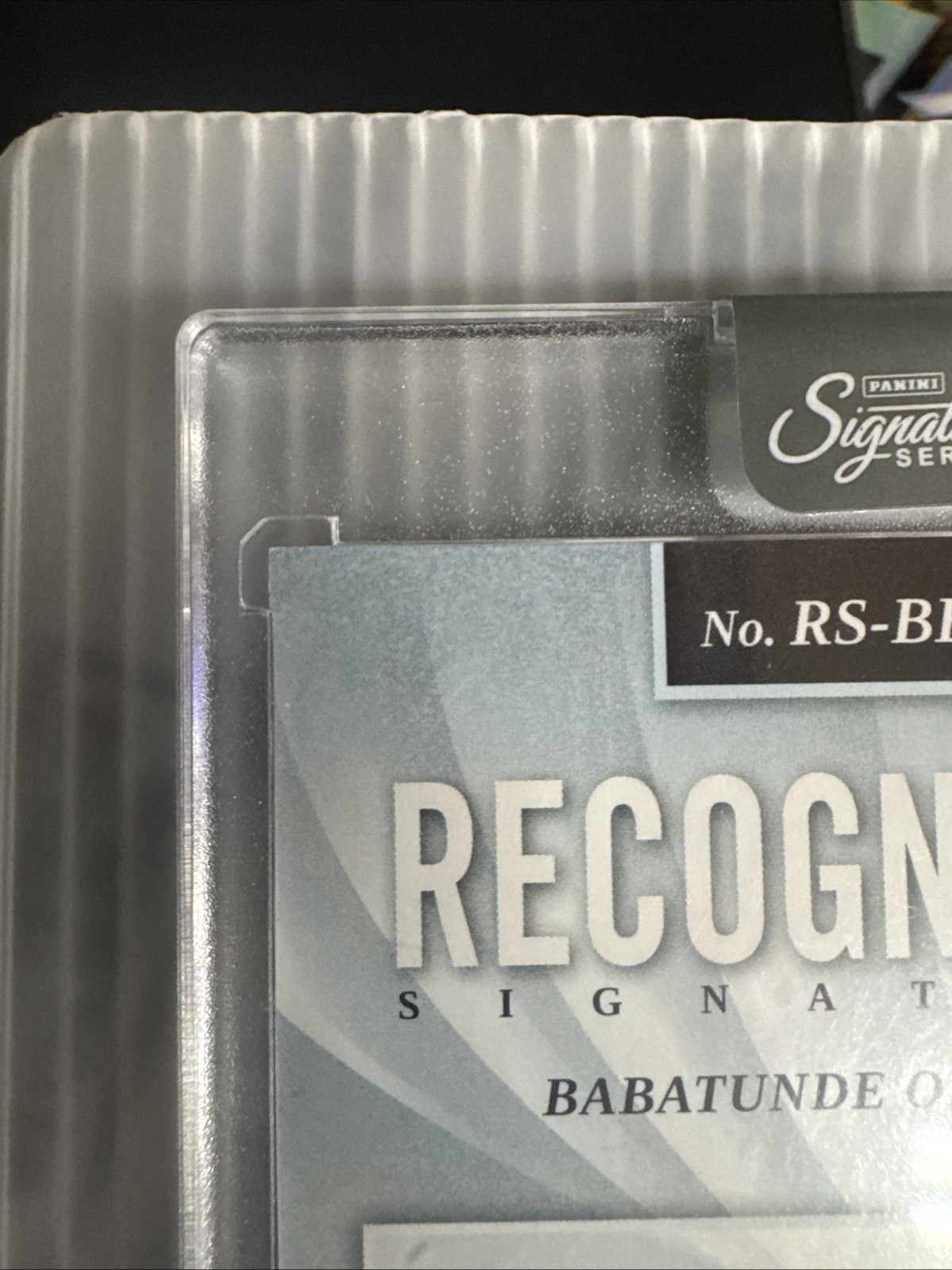 2025/26 Panini Signature Series BABATUNDE OLADOTUN RECOGNITION SIGNATURES #19/25