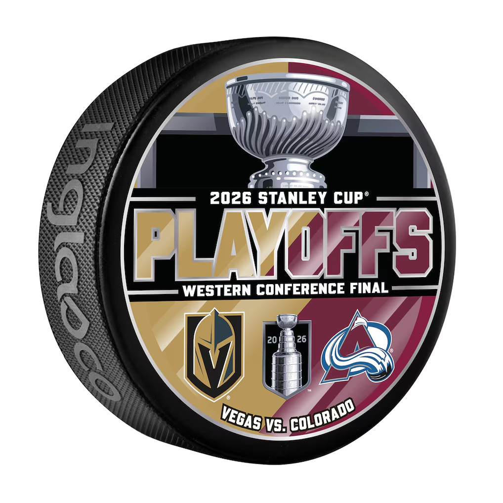 2026 Stanley Cup Playoffs Dueling Puck Vegas Golden Knights/Colorado Avs Rd 3